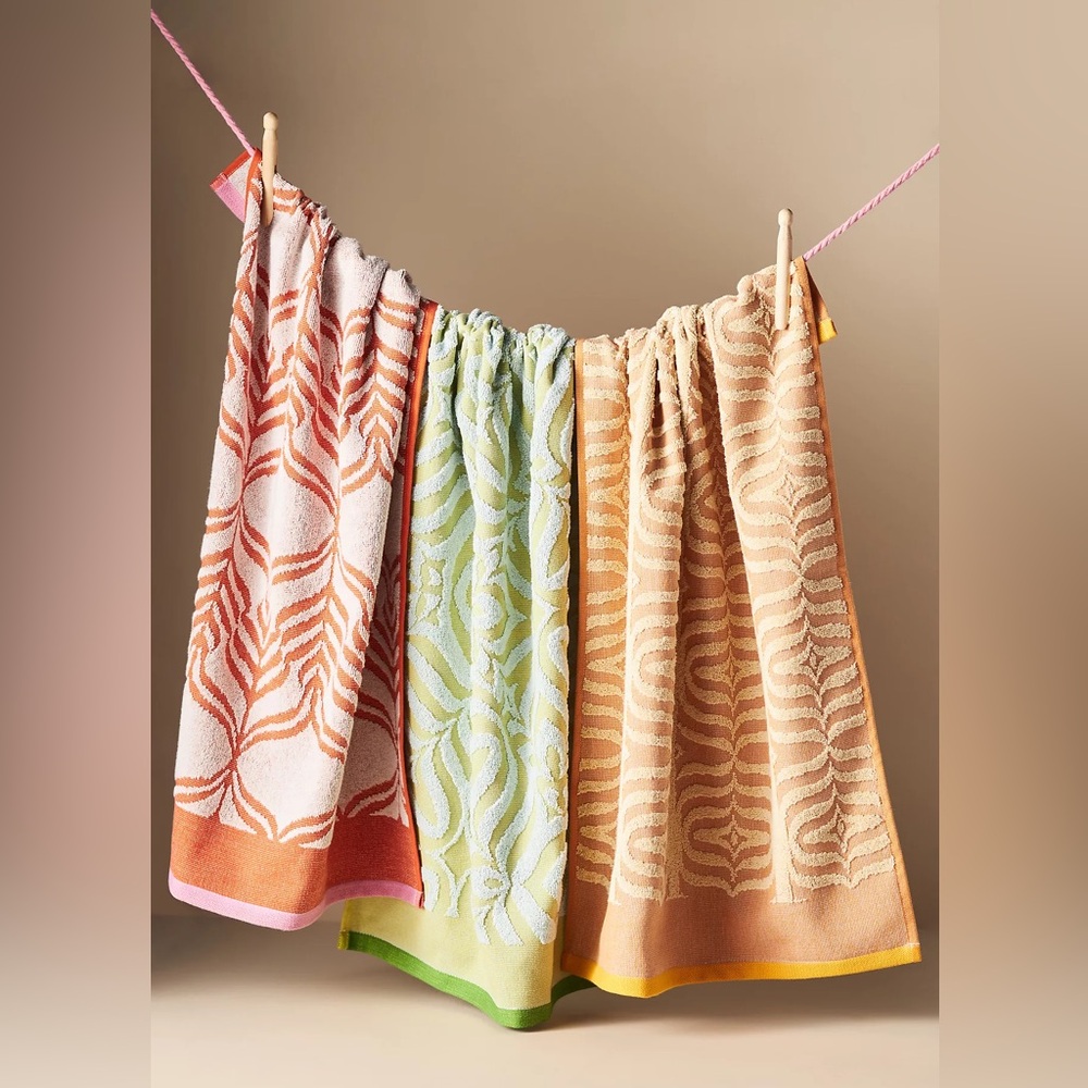 Anthropologie Doni Terry Dish Towels, Set of 3 - Picture 1 of 2